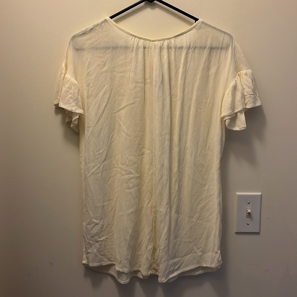 NWT Maurice’s White crochet Women's Top size XS - Picture 4 of 9